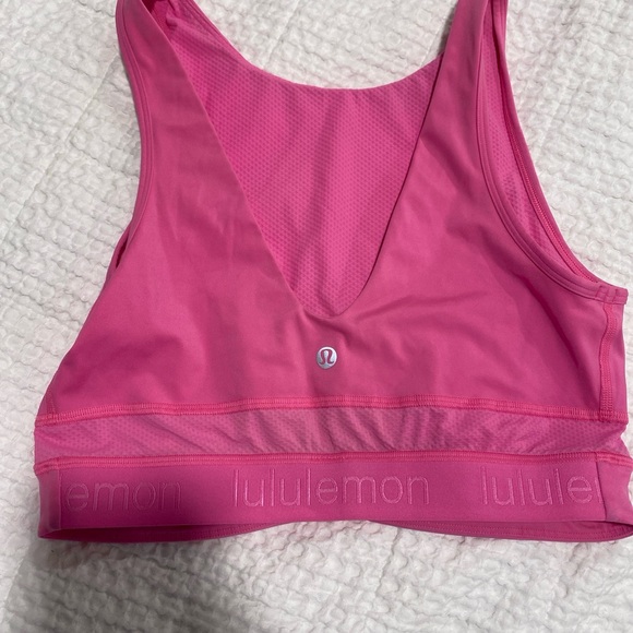 Lululemon final mile crop tank in prism pink size 8 - Picture 7 of 11
